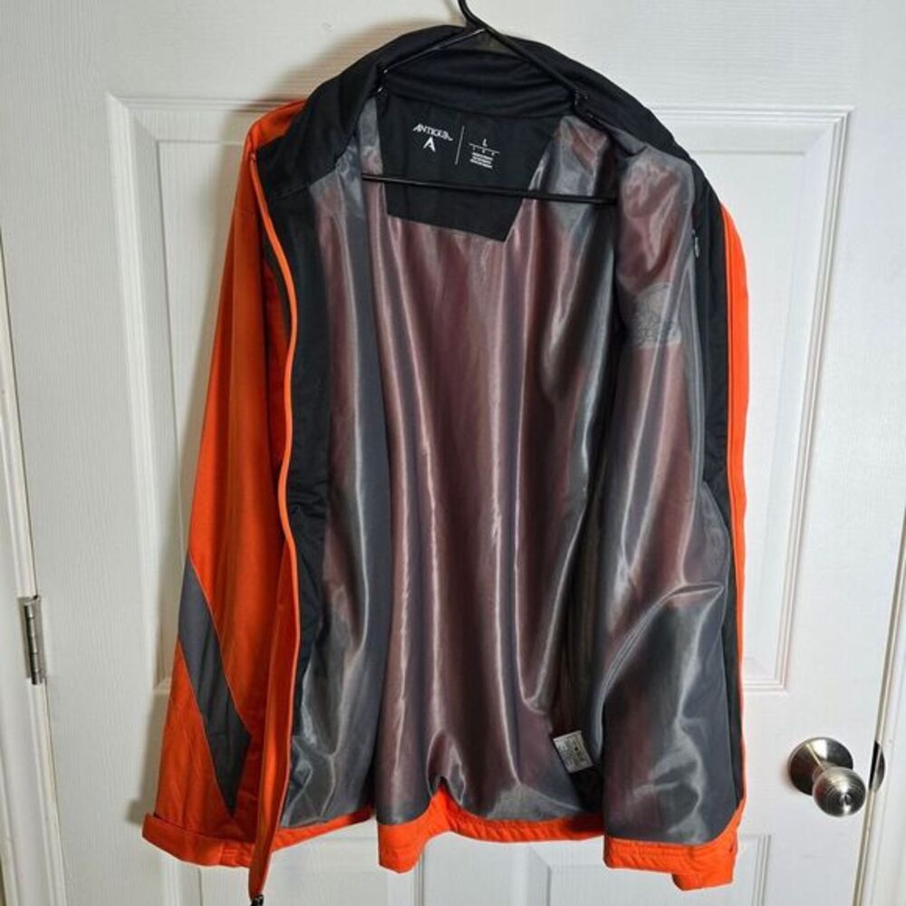 Cleveland Browns Antigua Windbreaker-Orange-Men's L‎ - Picture 4 of 9